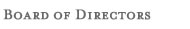 Board of Directors