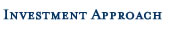 Investment Approach